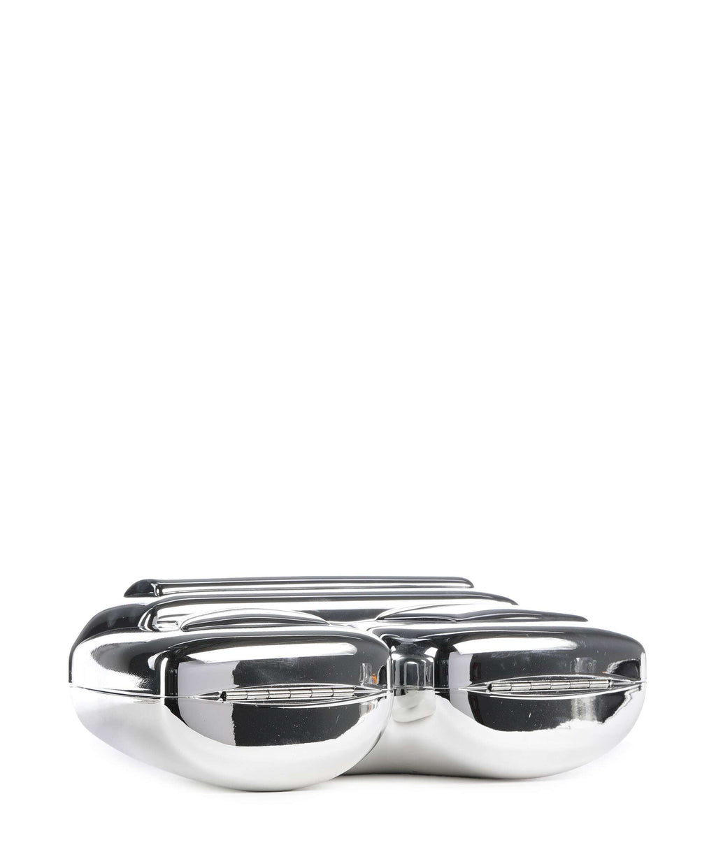 Karl Lagerfeld Ikon K Crossbody bag silver metal