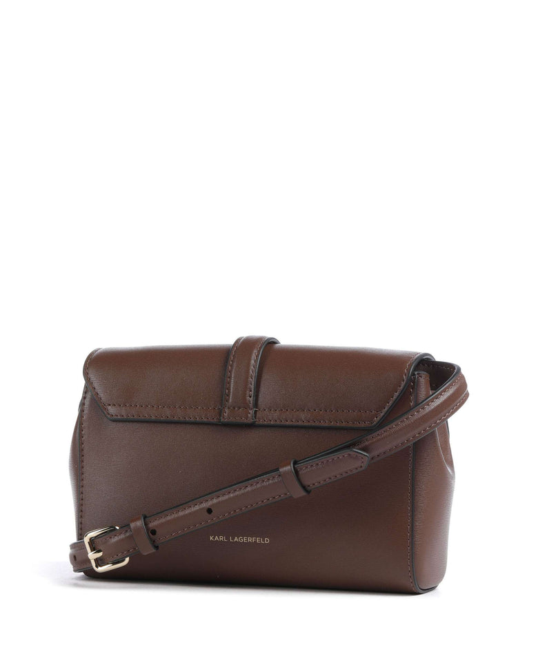 Karl Lagerfeld K/Autograph Small Crossbody bag dark friar brown