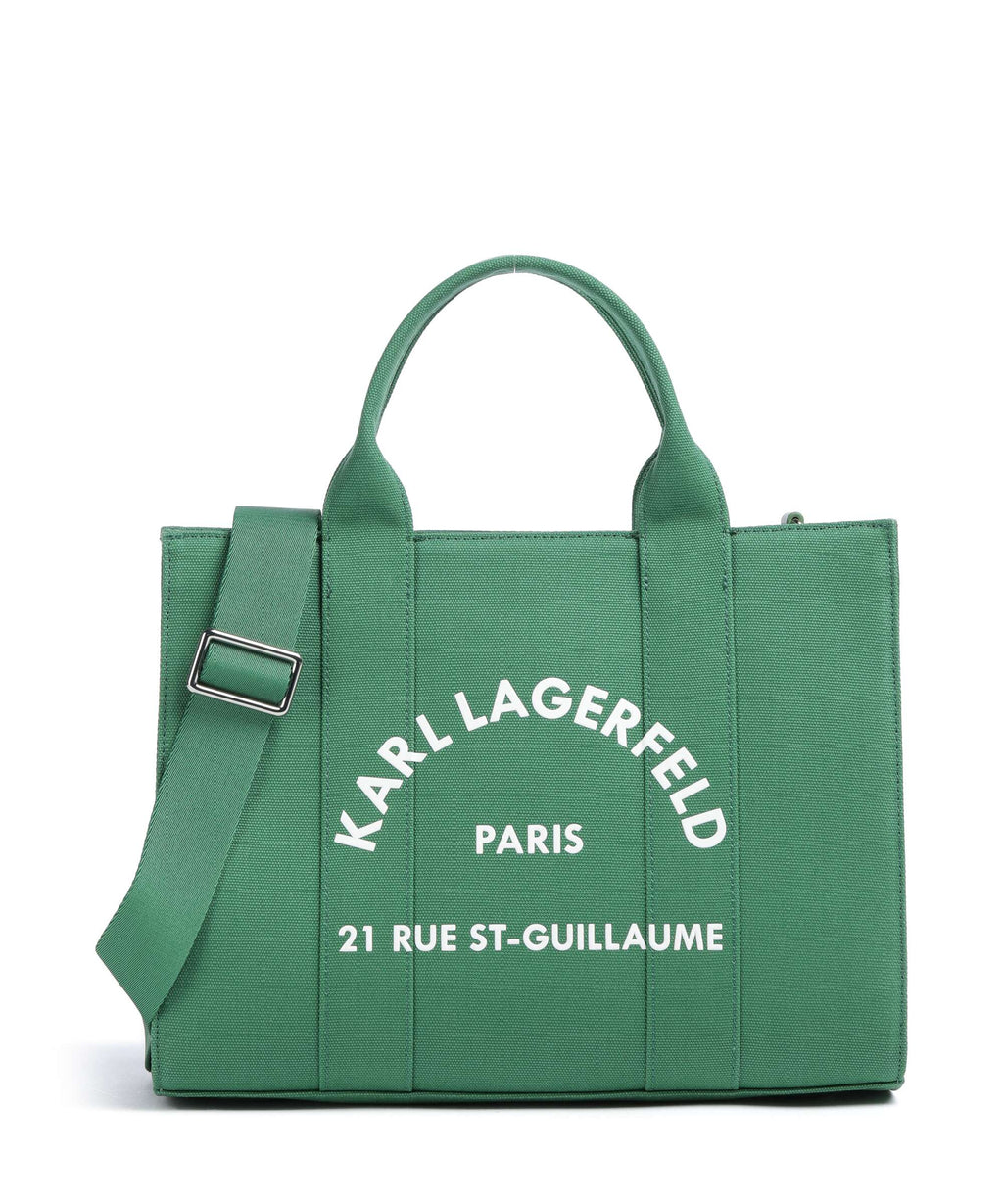 Karl Lagerfeld K/Rue St Guillaume Medium Handbag plant green