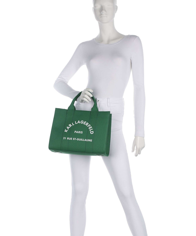 Karl Lagerfeld K/Rue St Guillaume Medium Handbag plant green