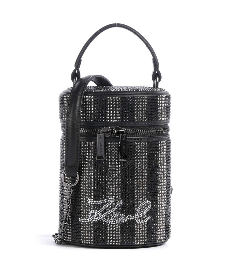Karl Lagerfeld K/Soiree Bucket bag black embellishment