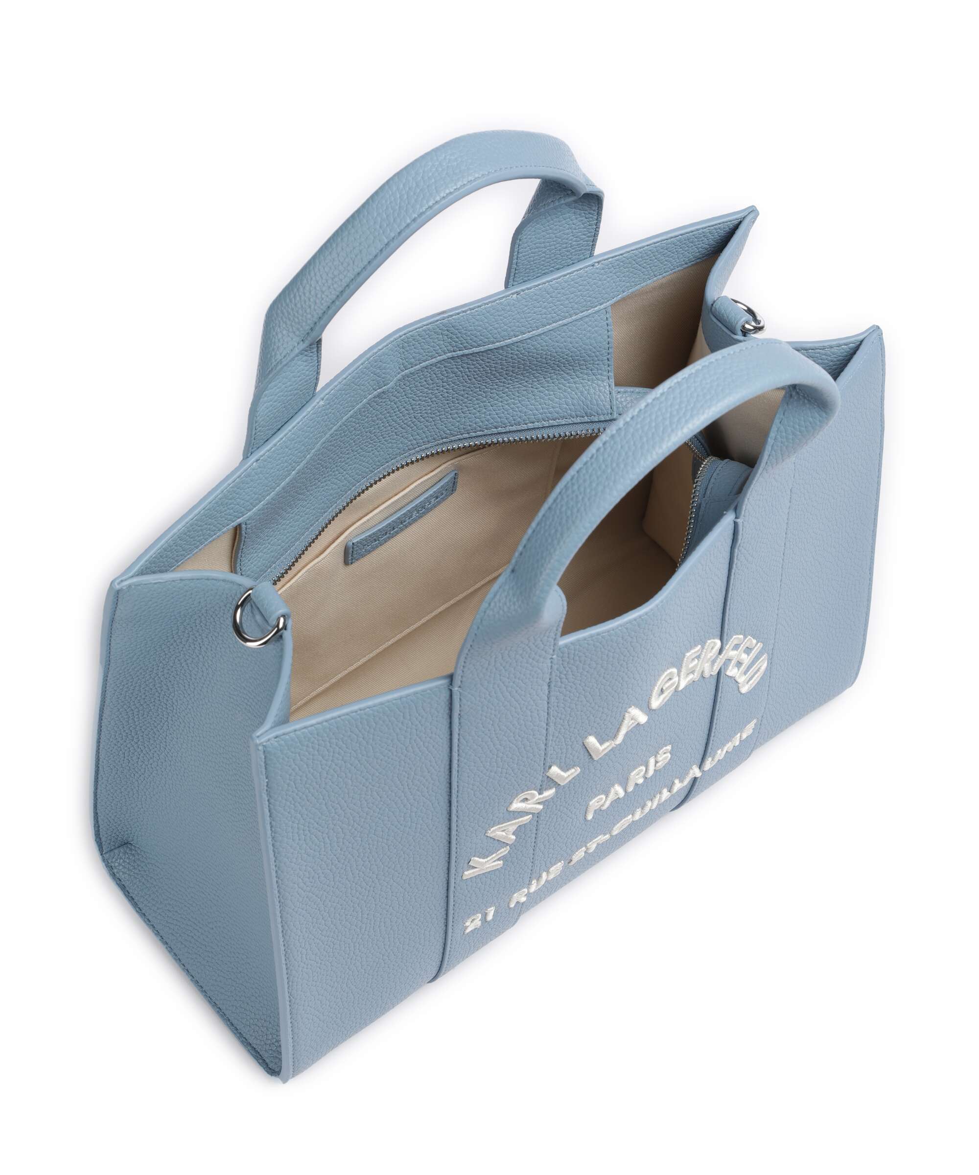 Karl Lagerfeld K/Rue St Guillaume Medium Handbag blue bloom