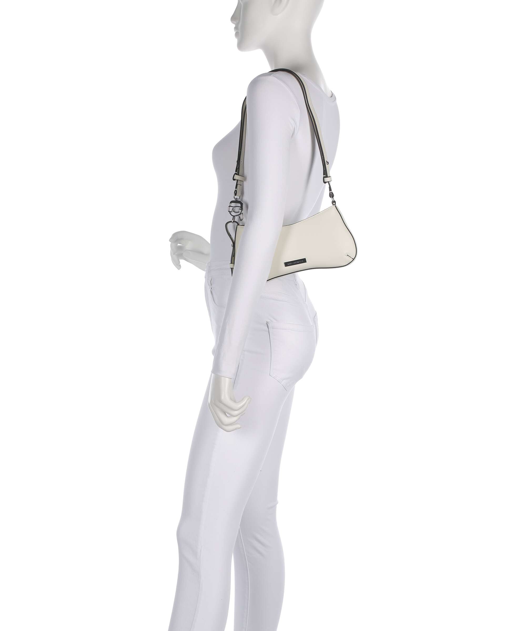 Karl Lagerfeld Ikon Smooth Shoulder bag off white