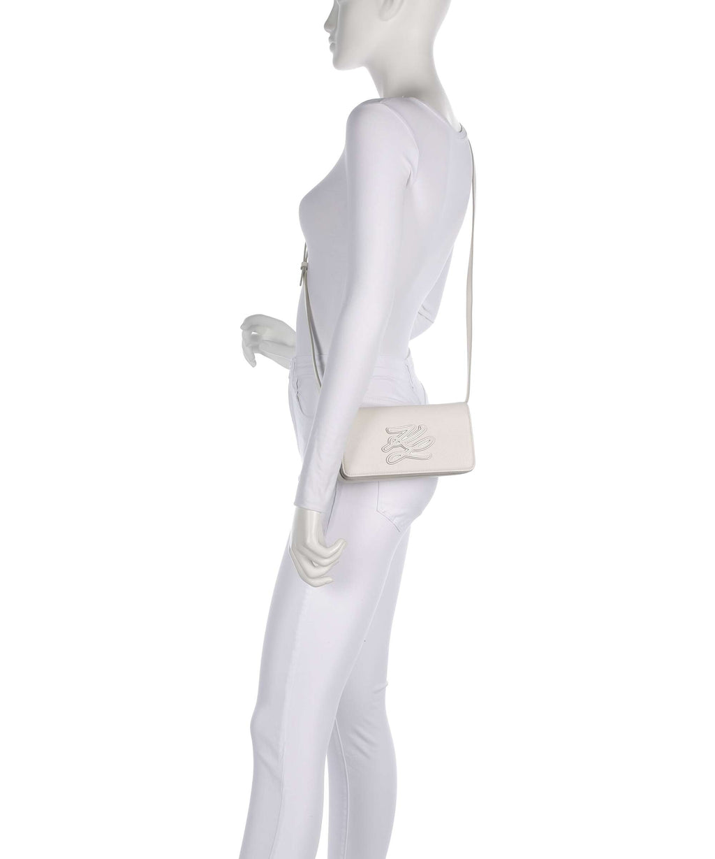 Karl Lagerfeld K/Autograph Mini Crossbody bag off white