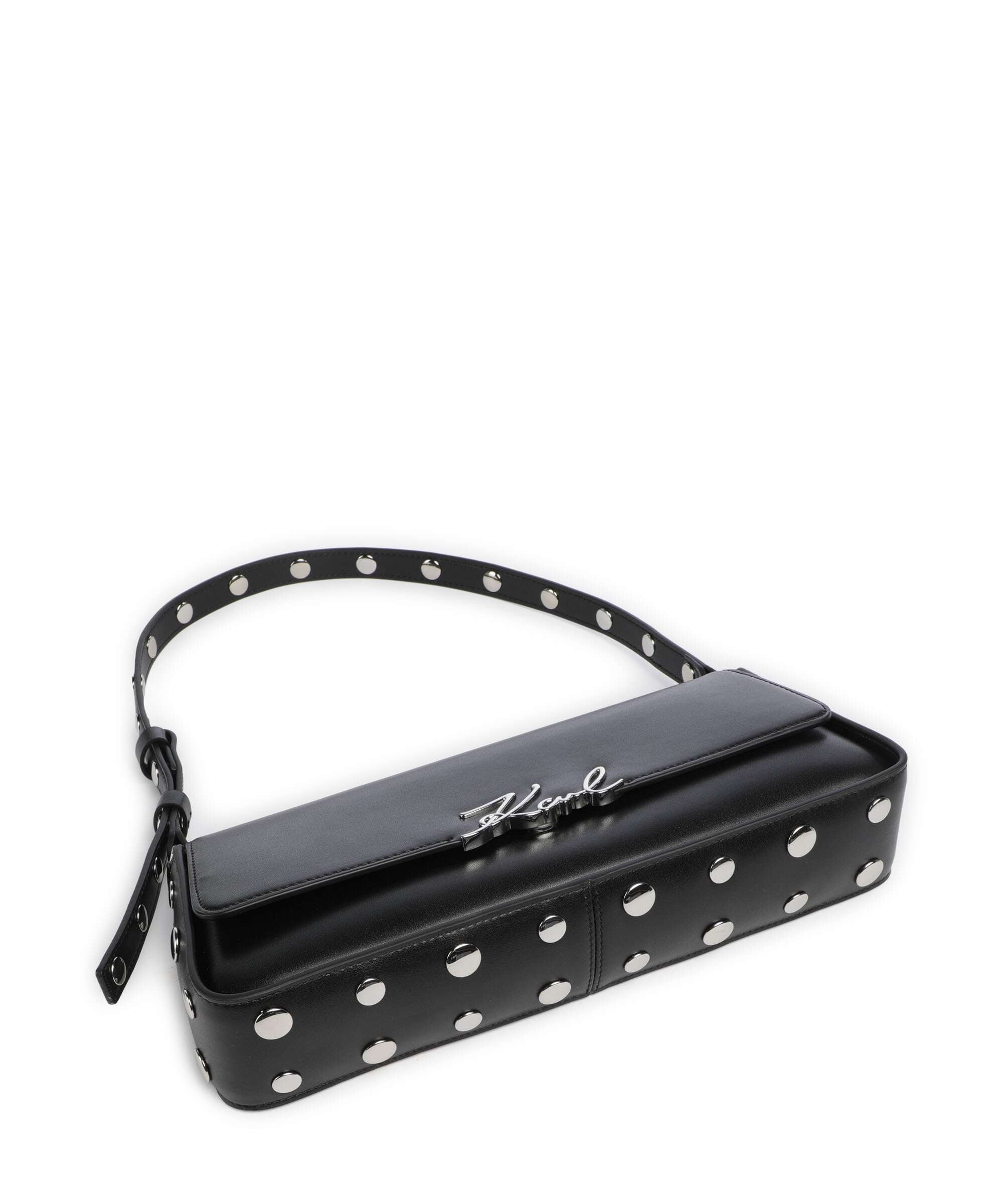 Karl Lagerfeld K/Signature Shoulder bag black embellishment