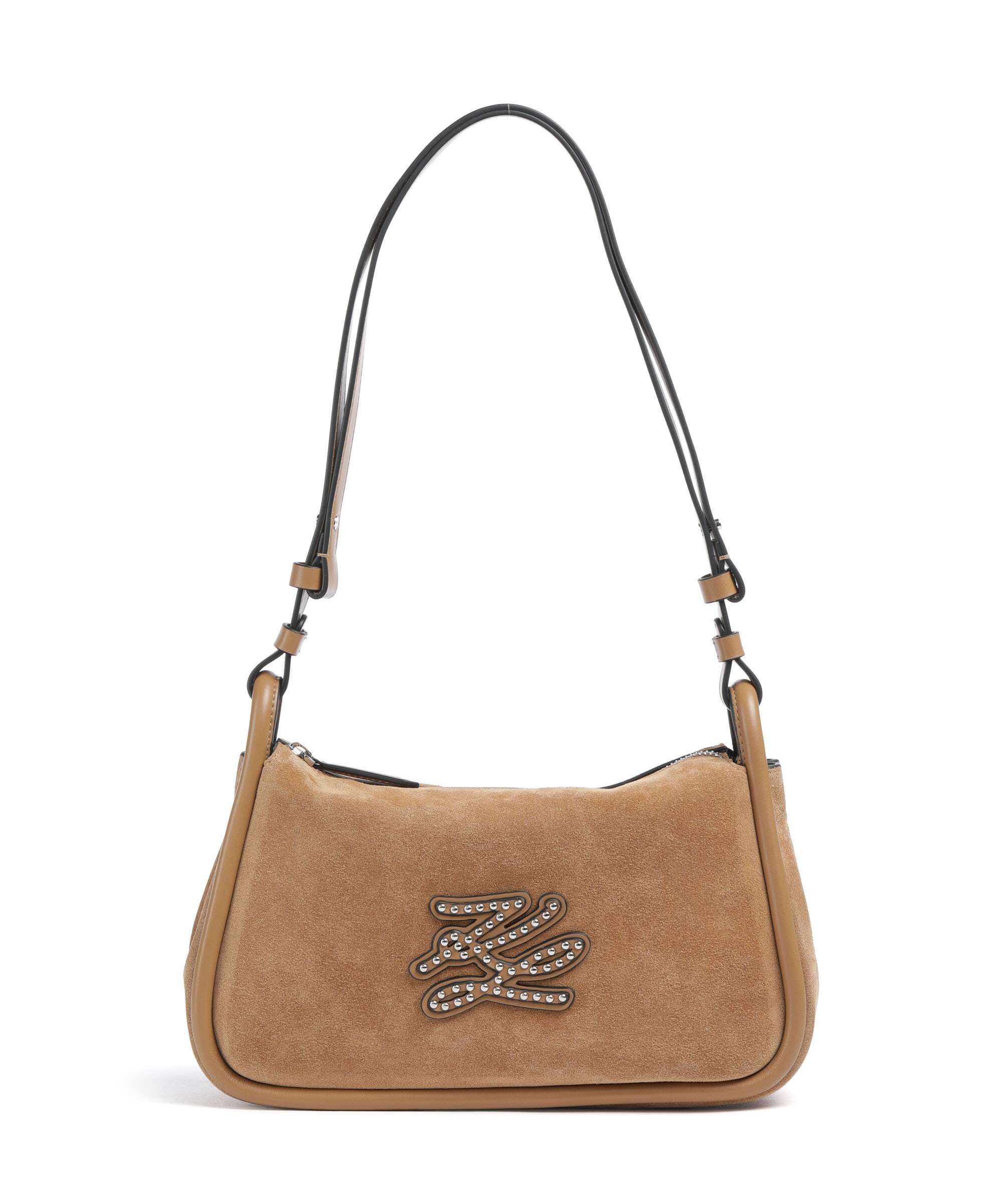 Karl Lagerfeld K/Autograph Patch Shoulder bag caramel