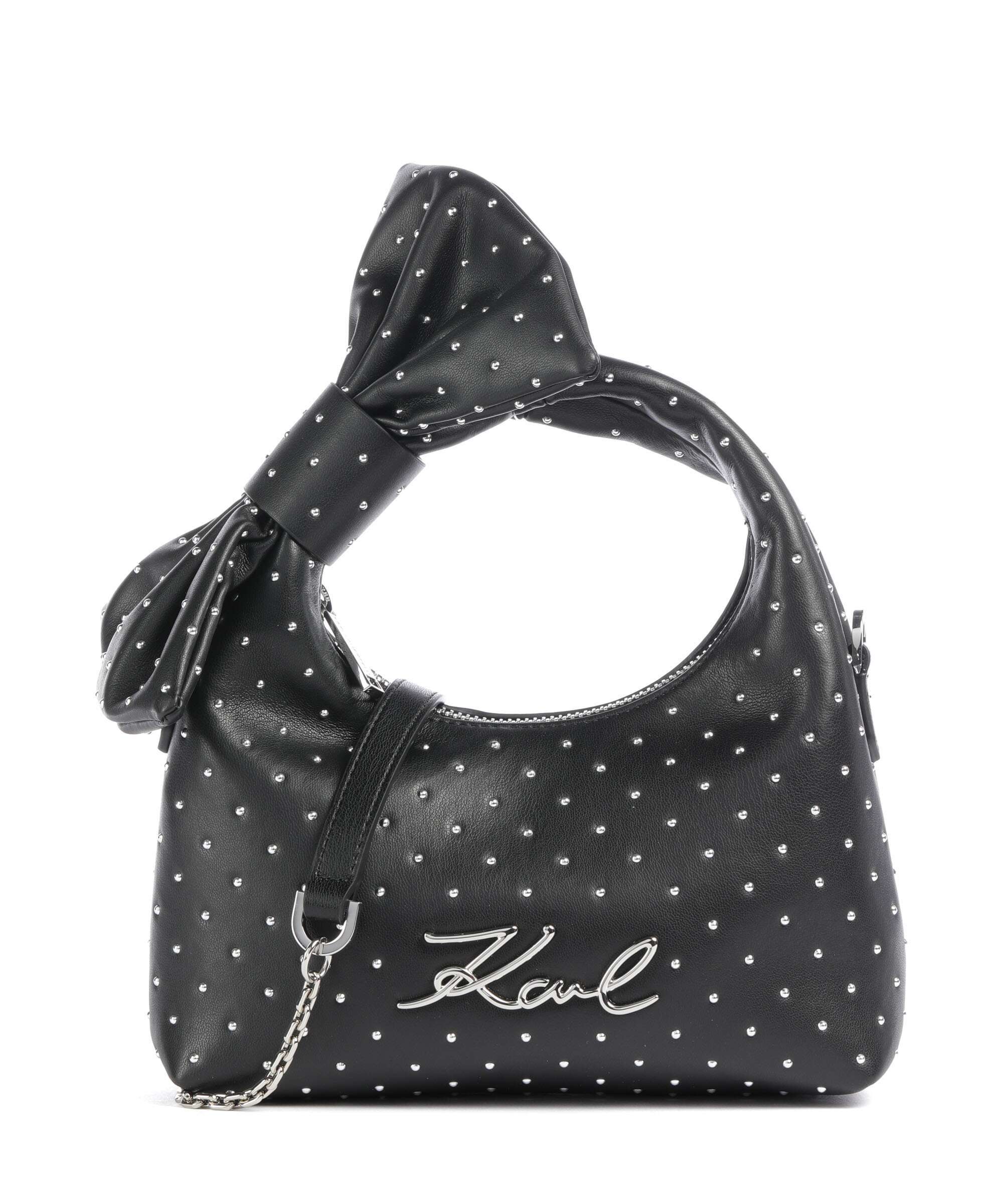 Karl Lagerfeld K/Soiree Mini Bow Handbag black embellishment