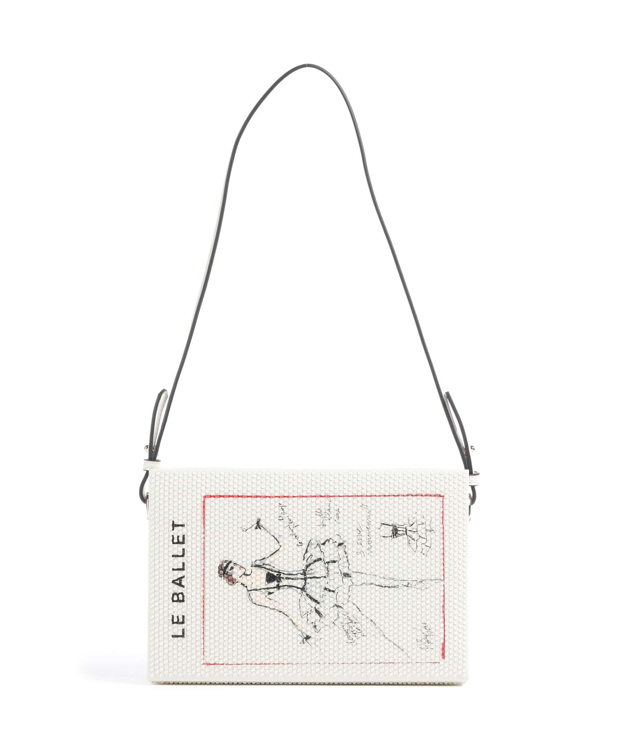 Karl Lagerfeld K/Soiree Book Shoulder bag off white embellishment