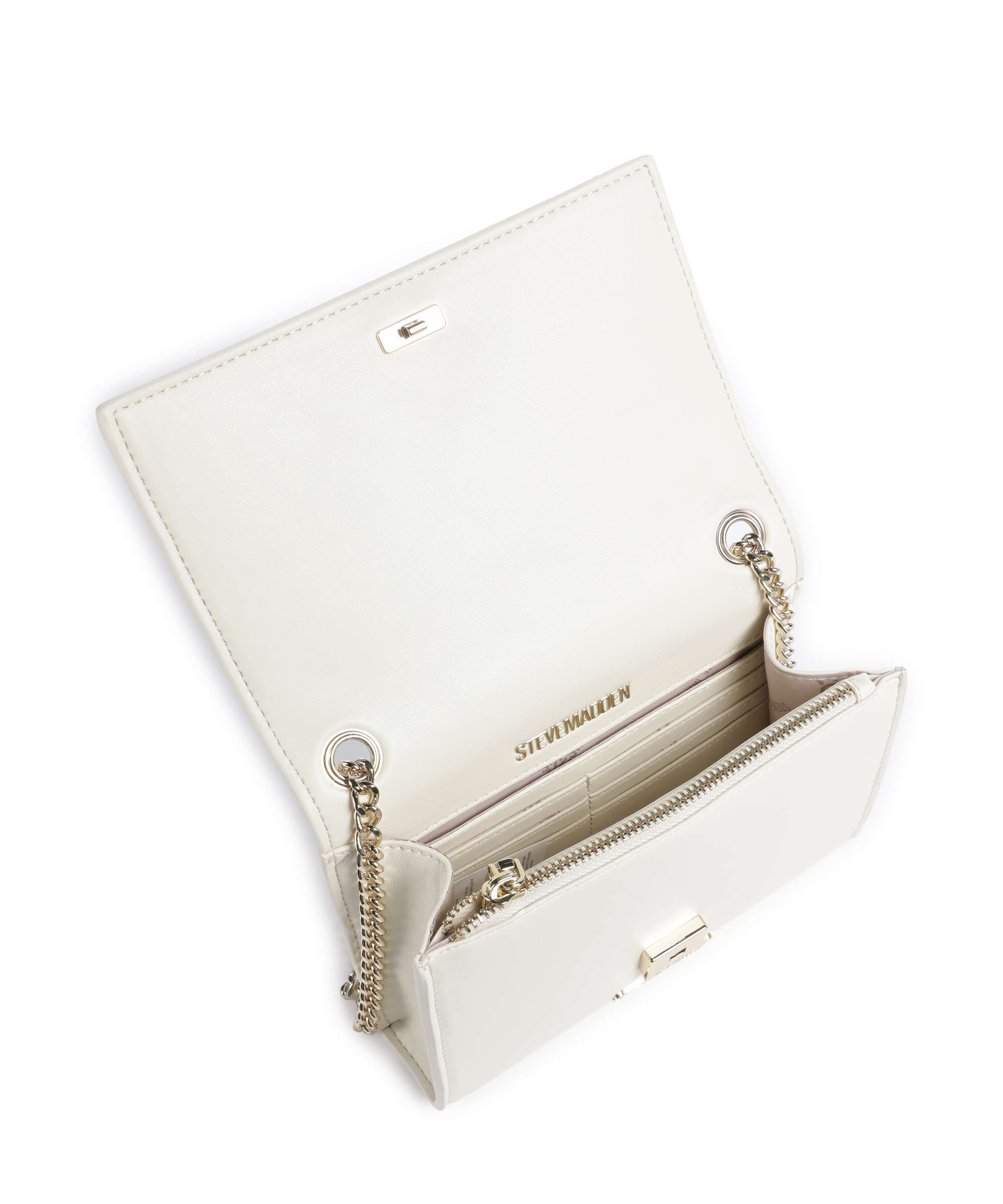 Steve Madden BDIPSY Shoulder bag white/gold