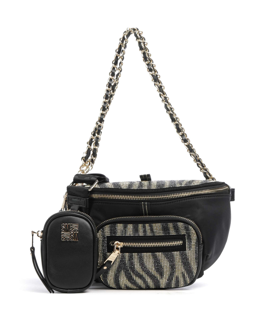 Steve Madden BMAXIMA-S Shoulder bag black/zebra