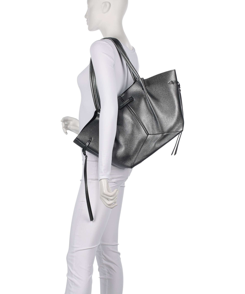 Karl Lagerfeld K/Pierced Medium Tote bag gunmetal