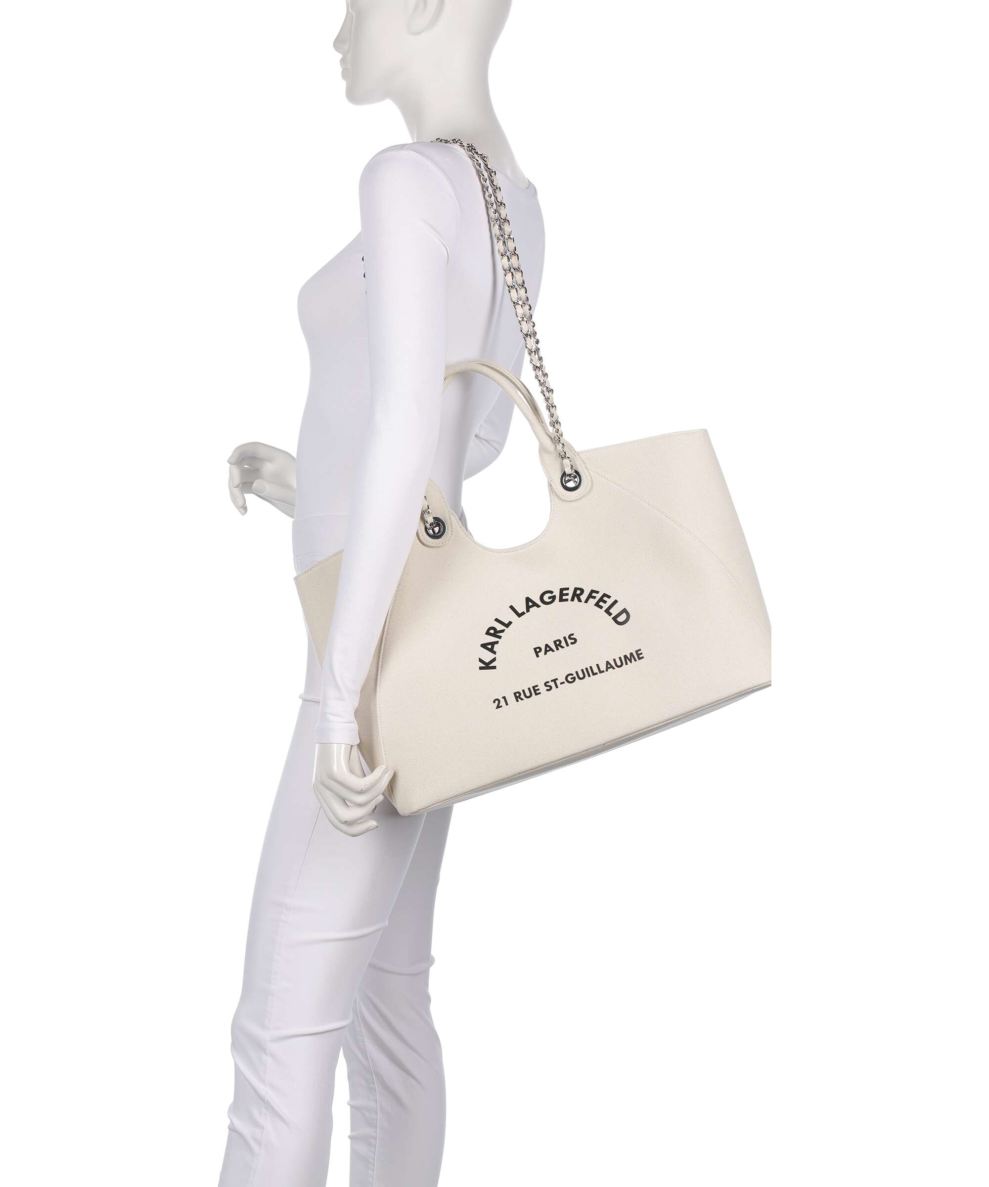 Karl Lagerfeld K/Rue St Guillaume Tote bag natural