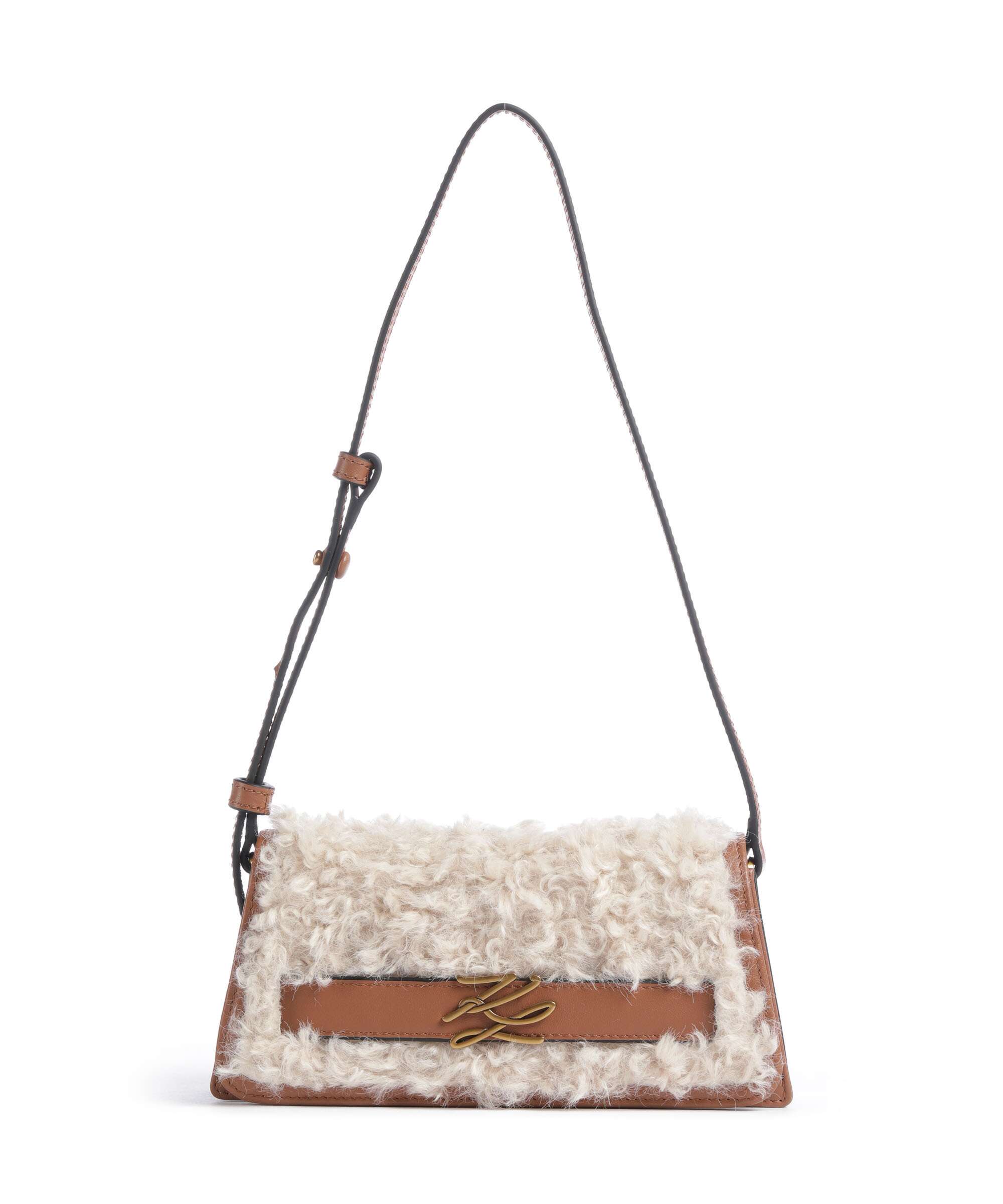 Karl Lagerfeld K/Autograph Mini Shoulder bag natural tan
