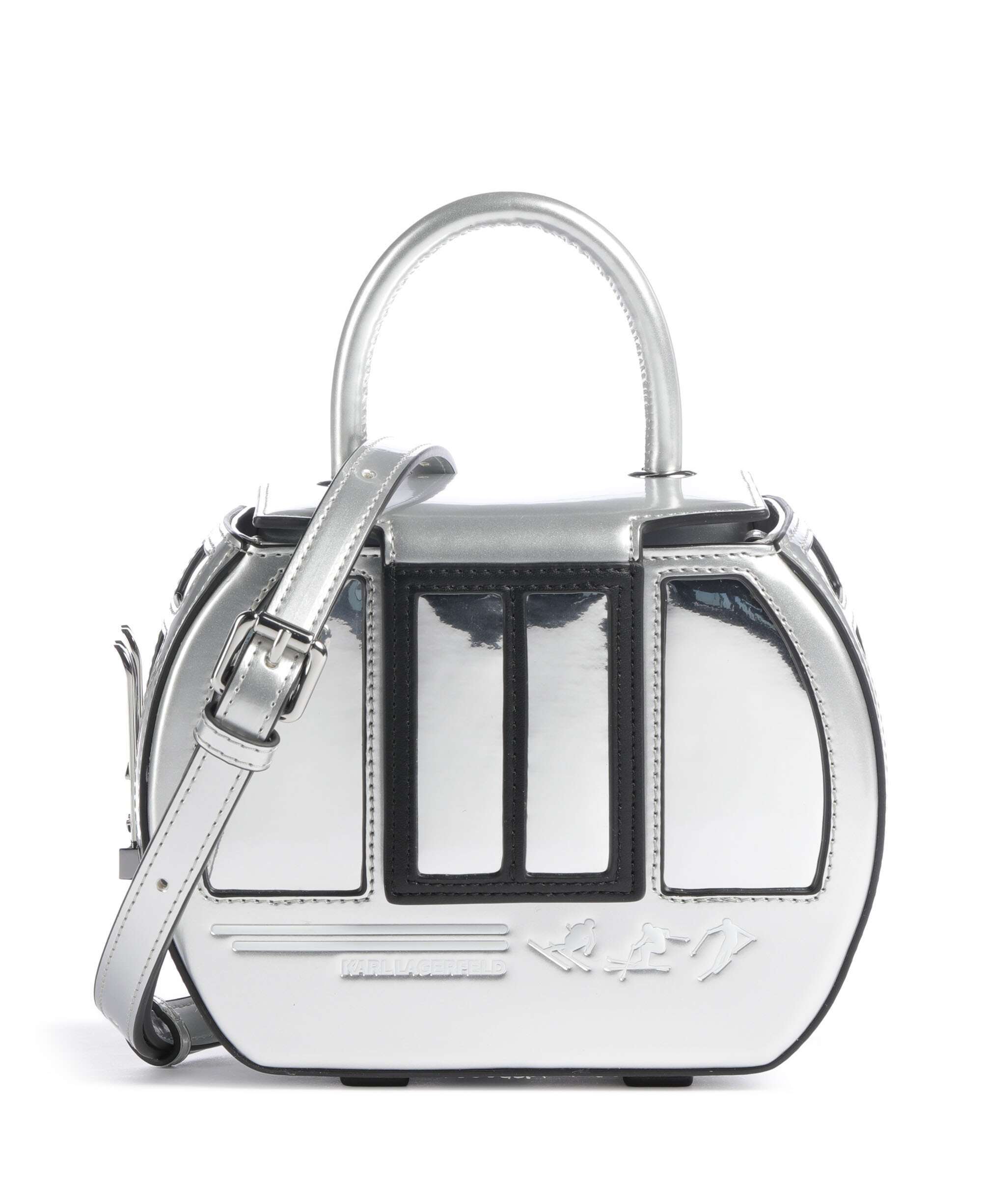Karl Lagerfeld Ikon Crossbody bag silver