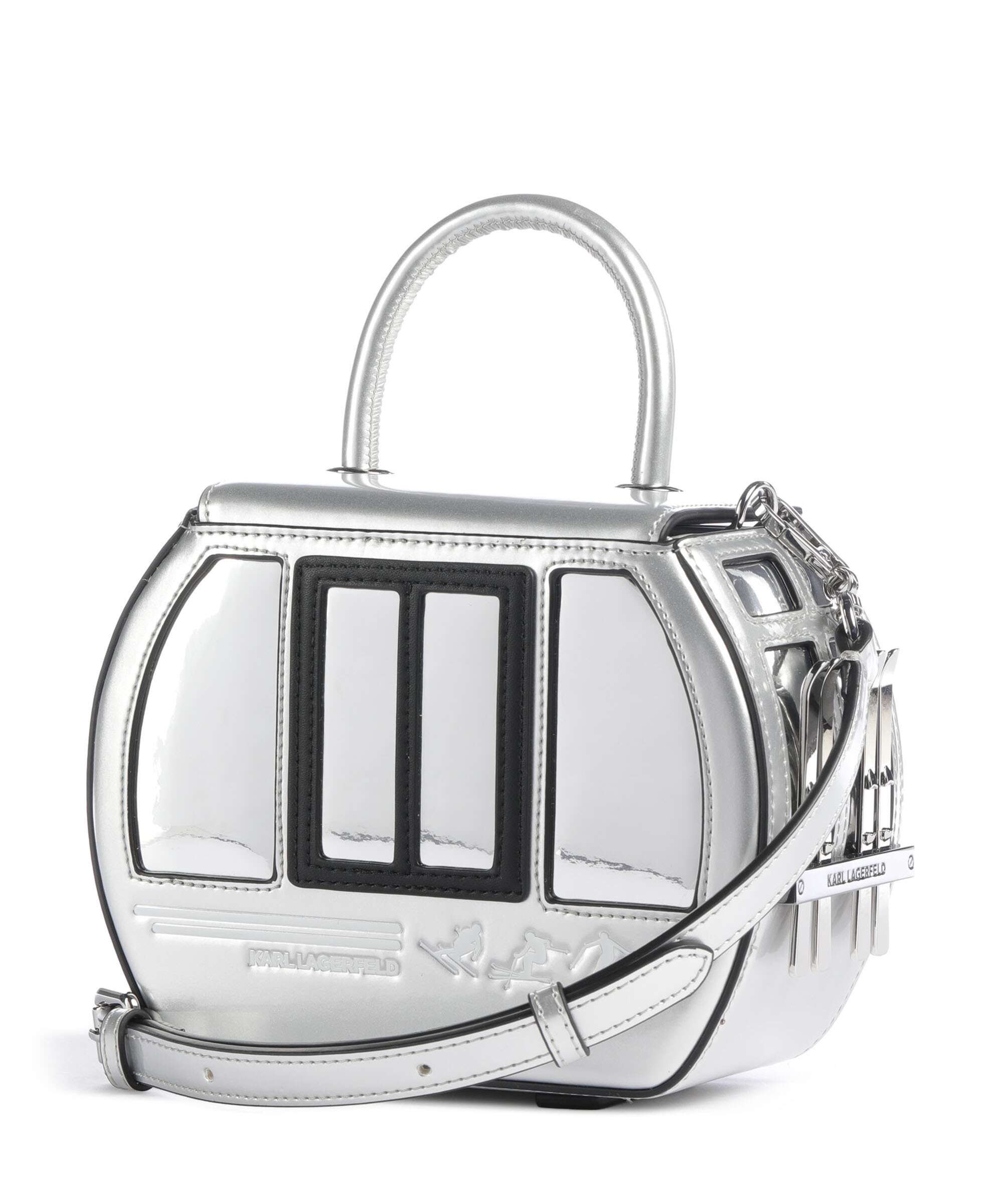 Karl Lagerfeld Ikon Crossbody bag silver