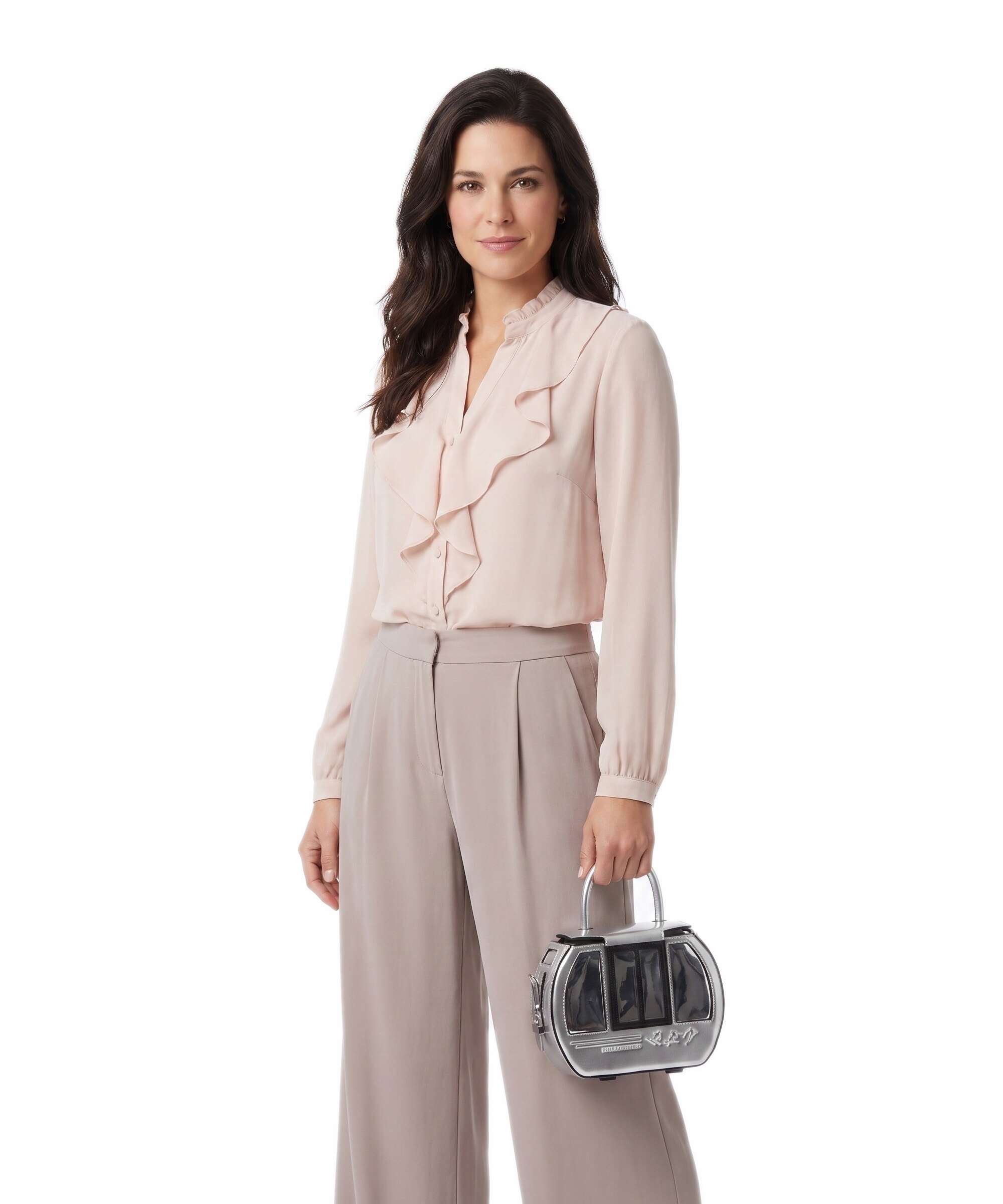 Karl Lagerfeld Ikon Crossbody bag silver