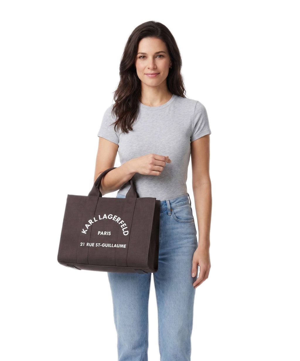 Karl Lagerfeld K/Rue St Guillaume Medium Handbag tobacco