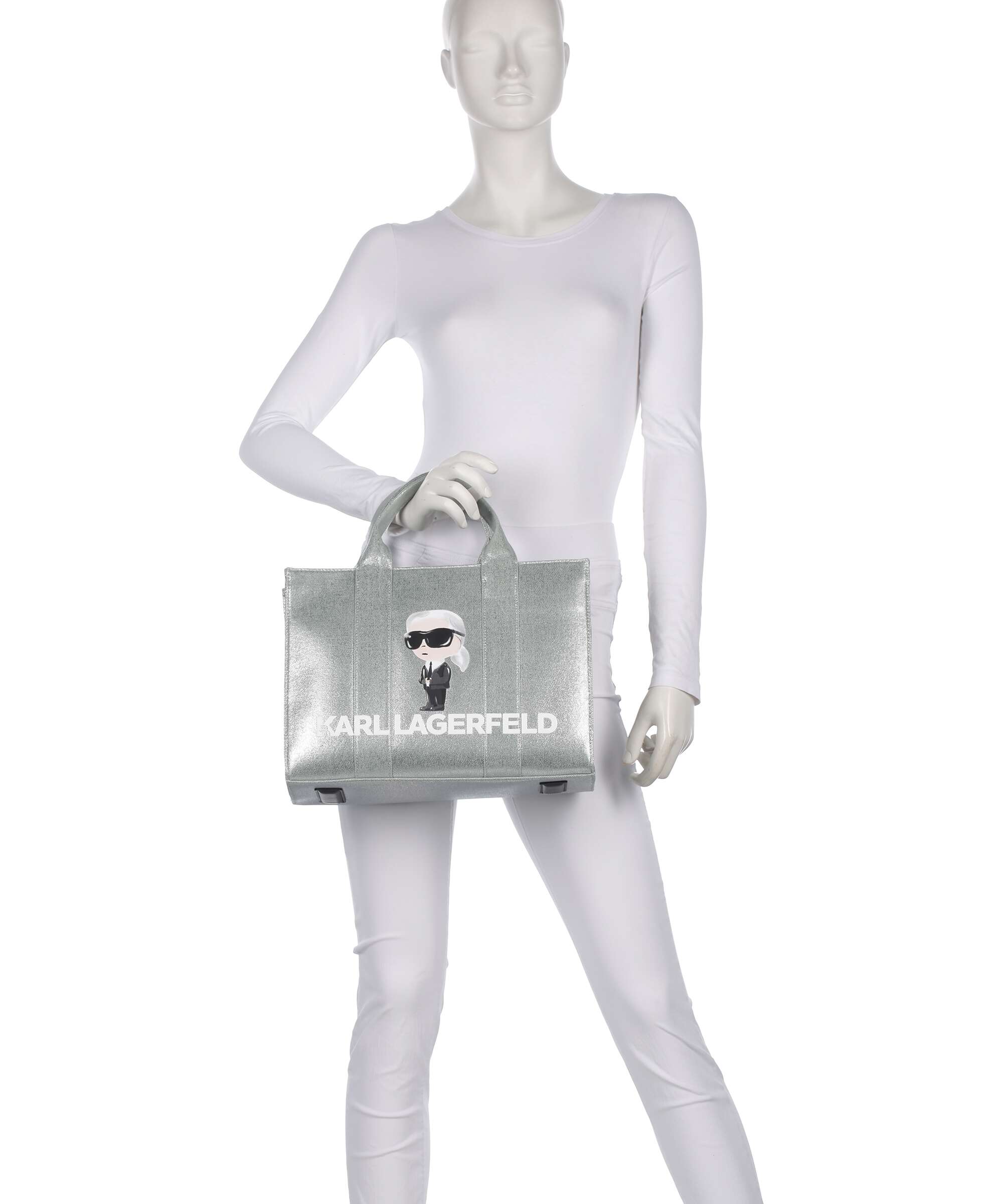 Karl Lagerfeld Ikon Karl Handbag silver
