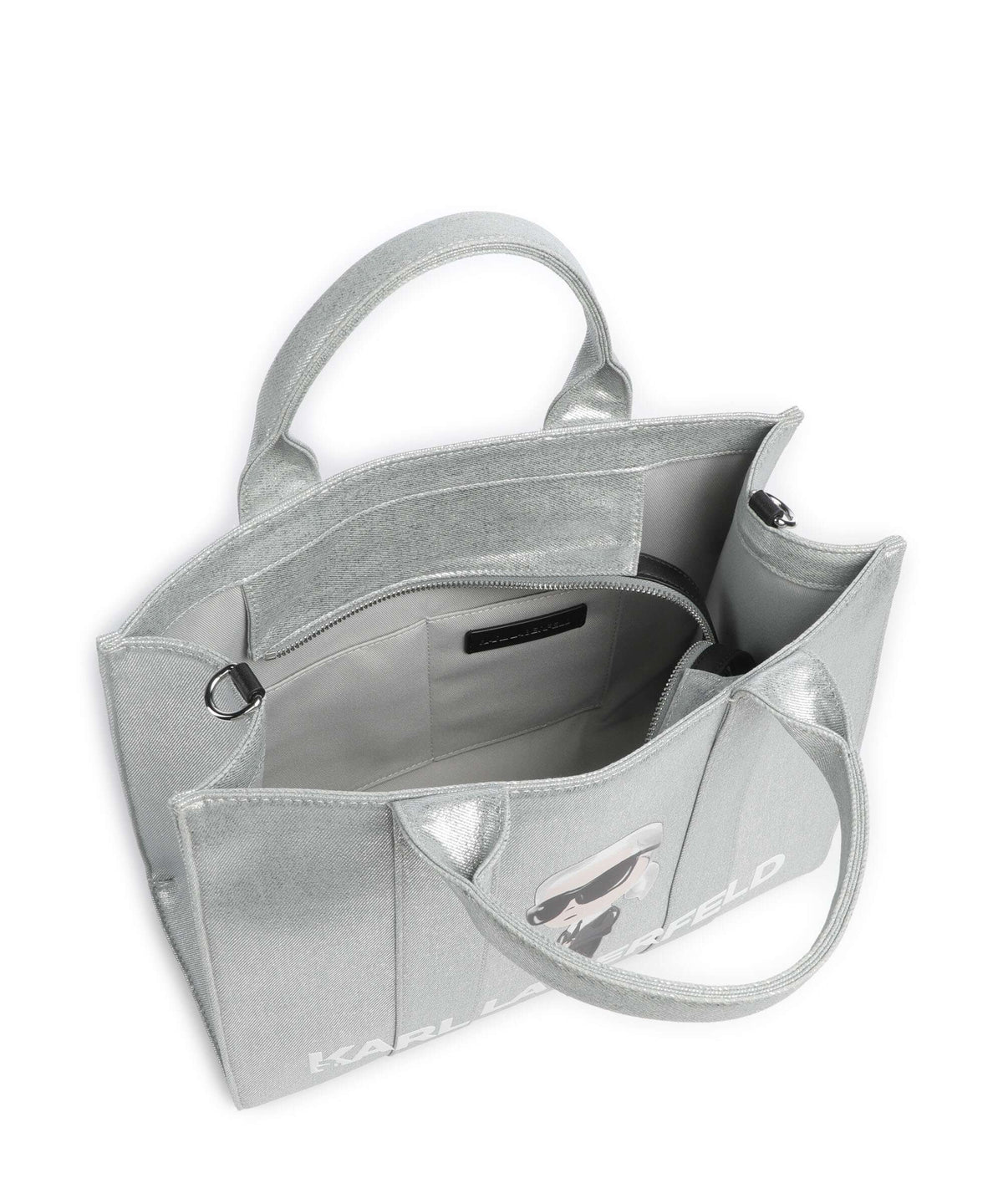 Karl Lagerfeld Ikon Karl Handbag silver