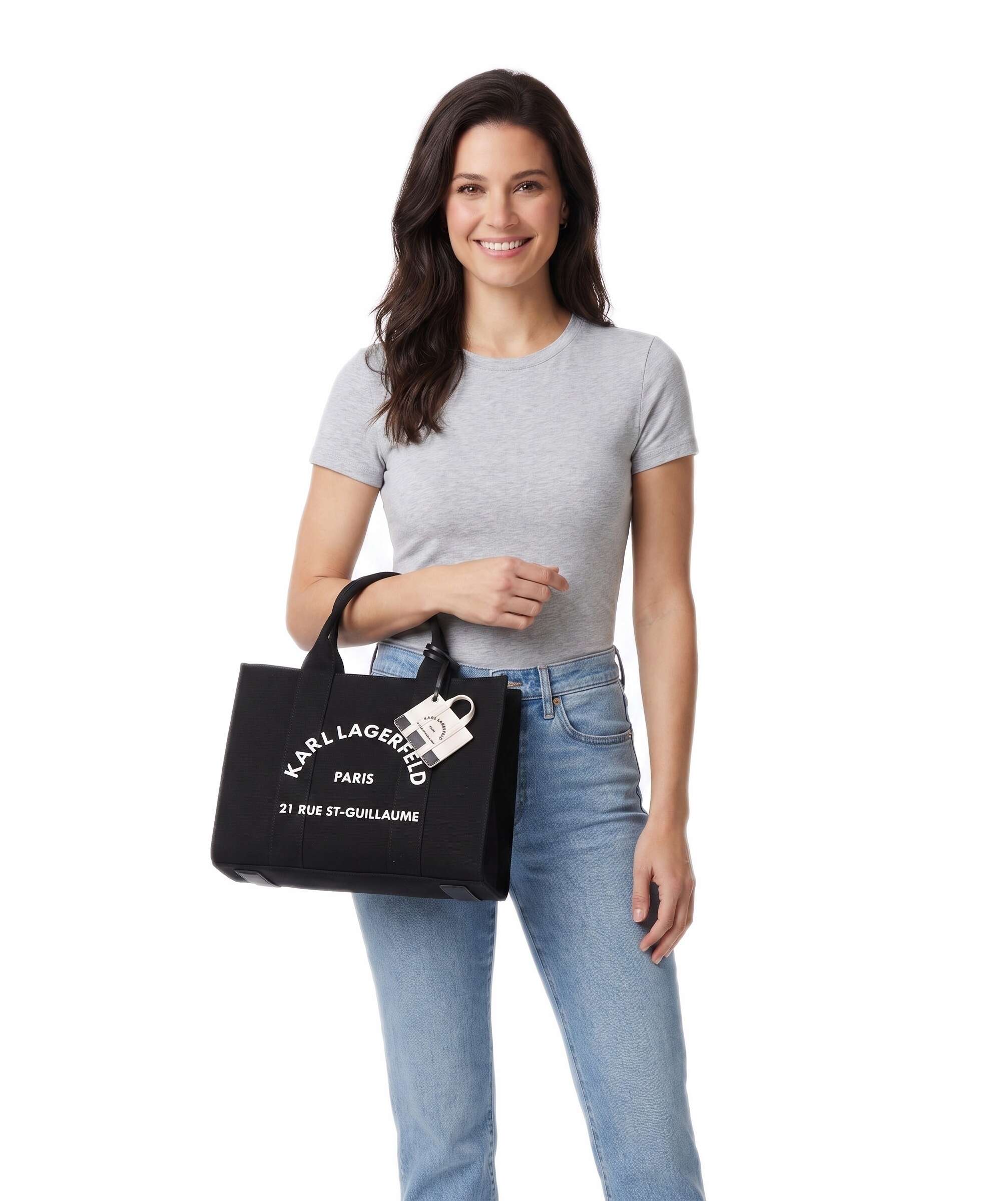 Karl Lagerfeld K/Rue St Guillaume Medium Handbag black
