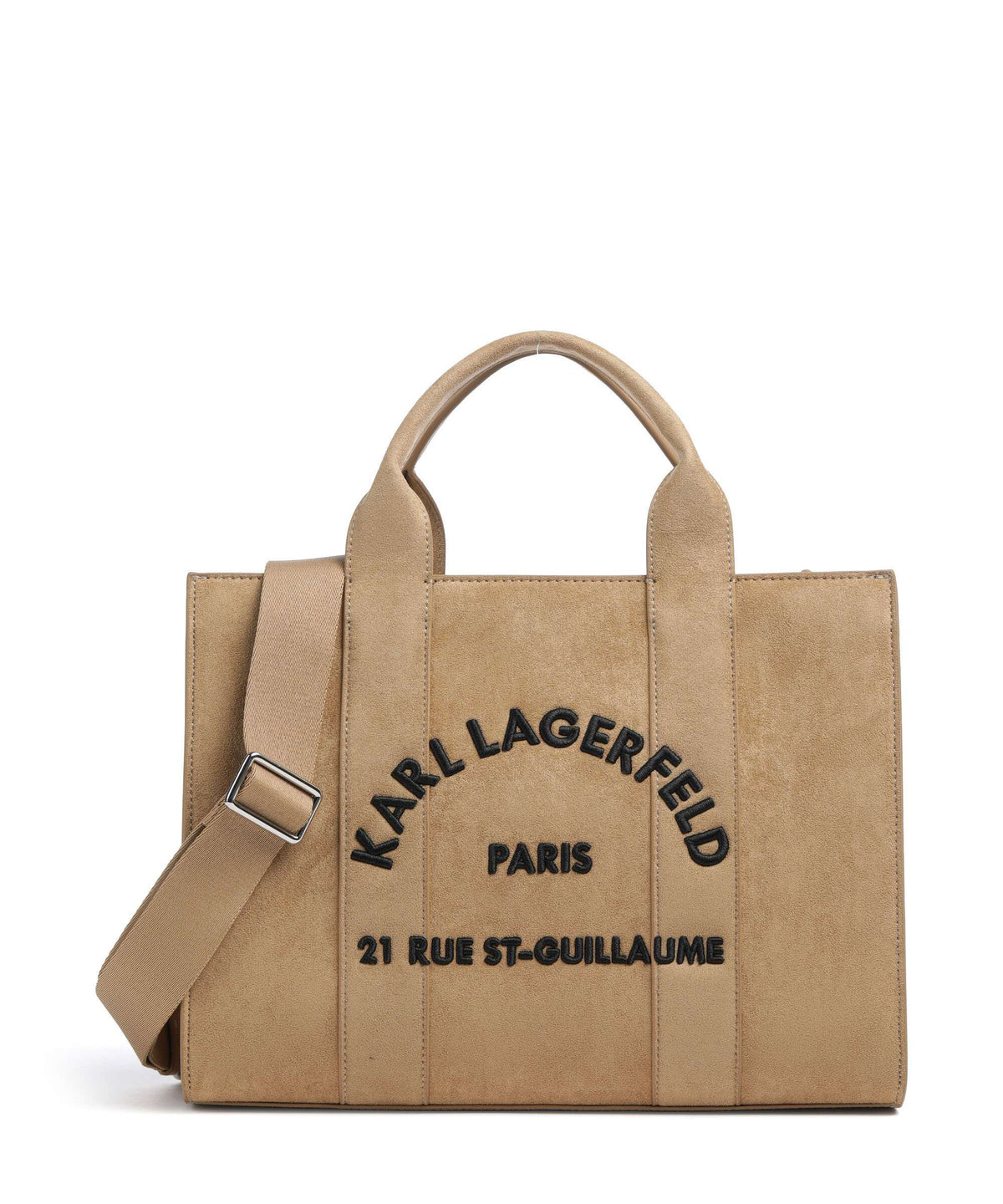 Karl Lagerfeld K/Rue St Guillaume Medium Handbag dijon