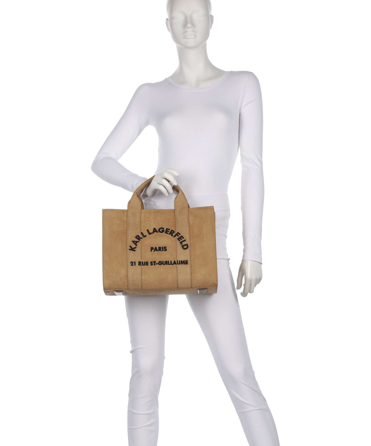 Karl Lagerfeld K/Rue St Guillaume Medium Handbag dijon