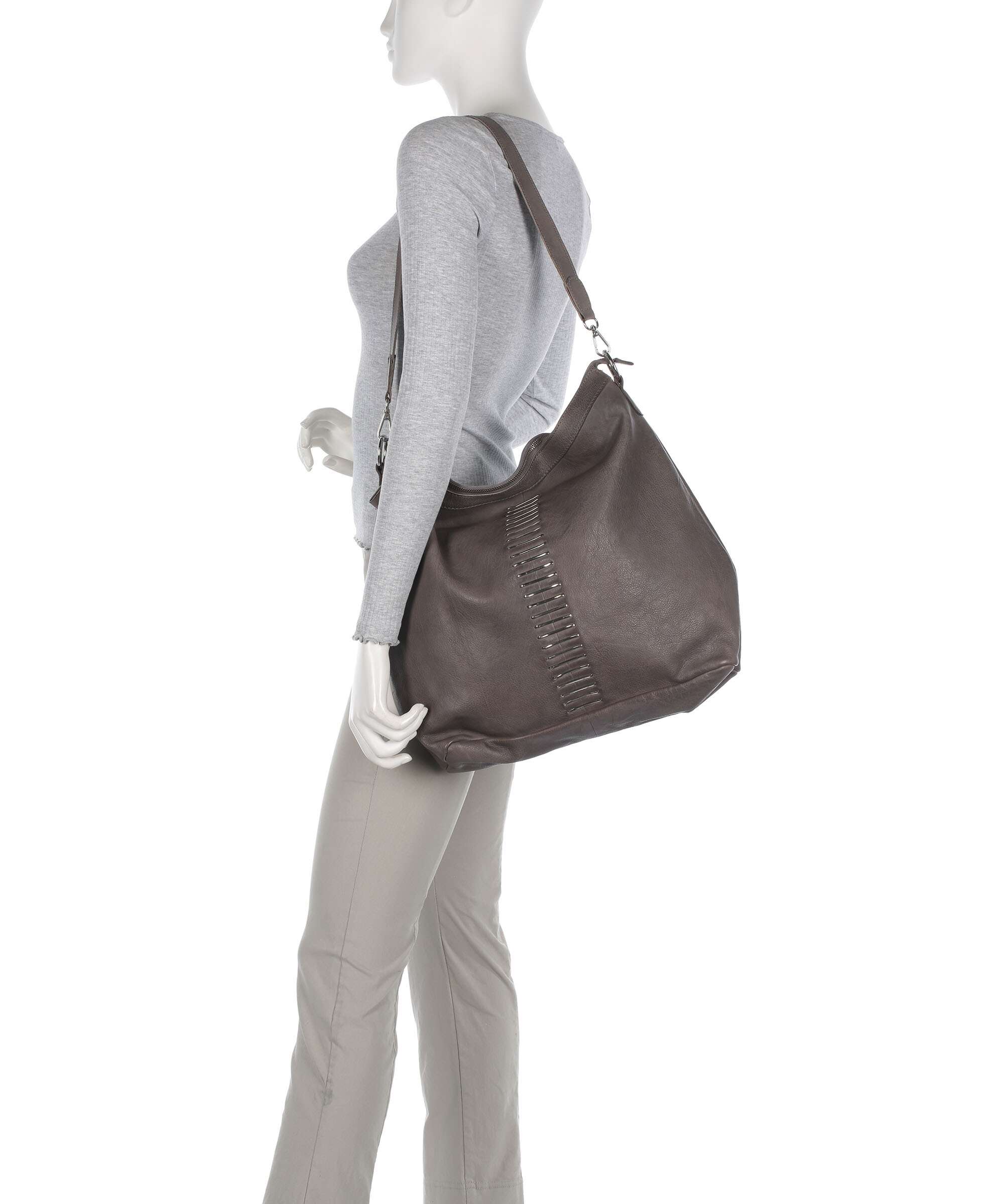 Taschendieb Wien Johannesgasse 2 Hobo bag grey