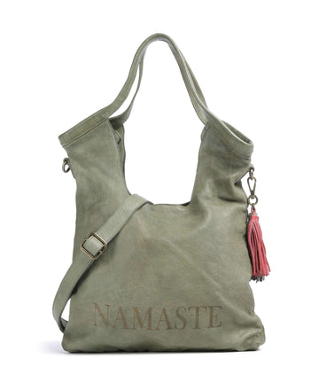 Taschendieb Wien Freundgasse 2 Tote bag green leaf