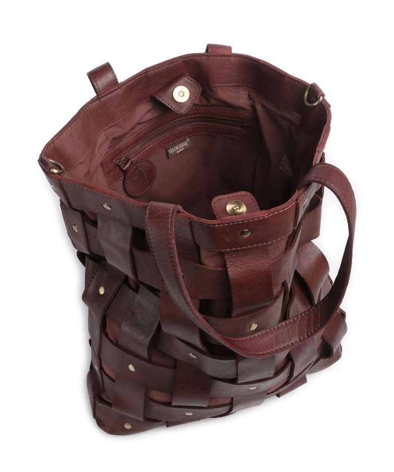 Taschendieb Wien Griesgasse 3 Tote bag brown brandy