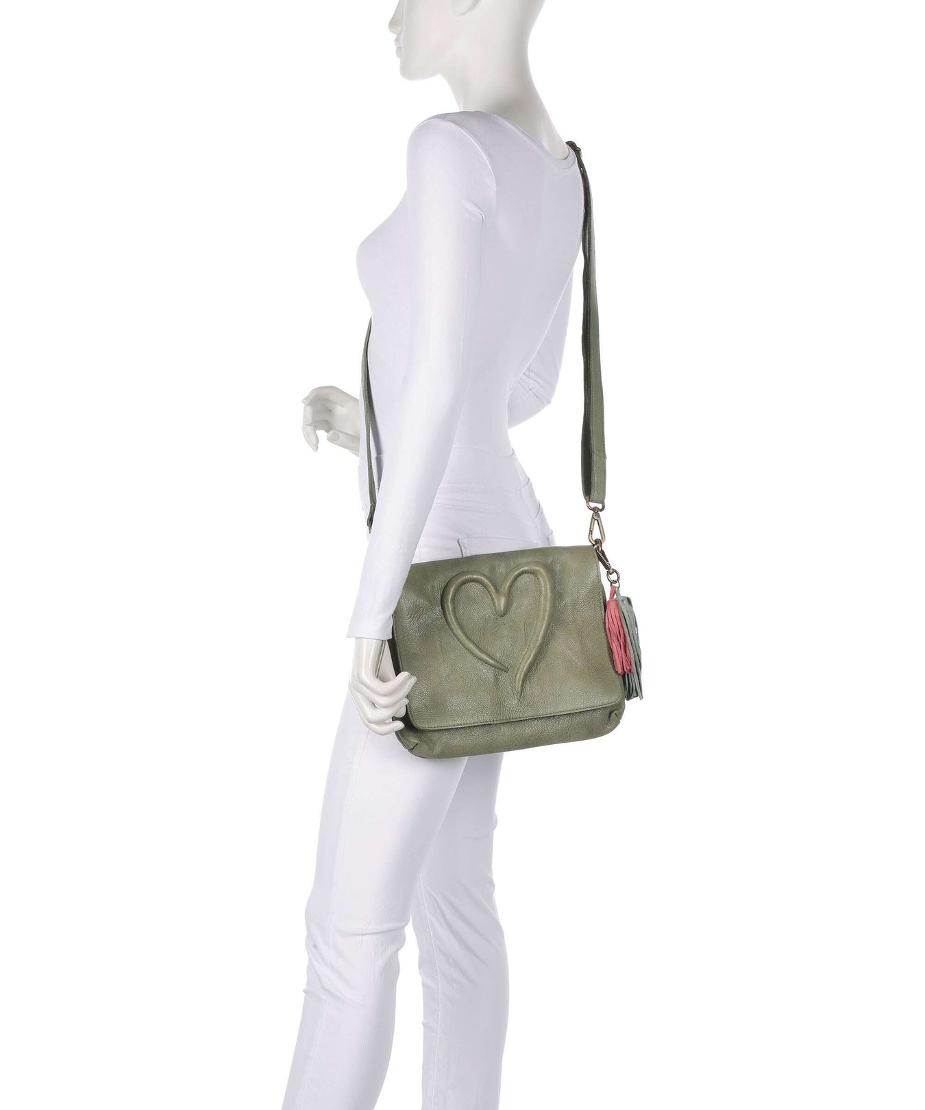 Taschendieb Wien Herzweg 3 Crossbody bag green leaf