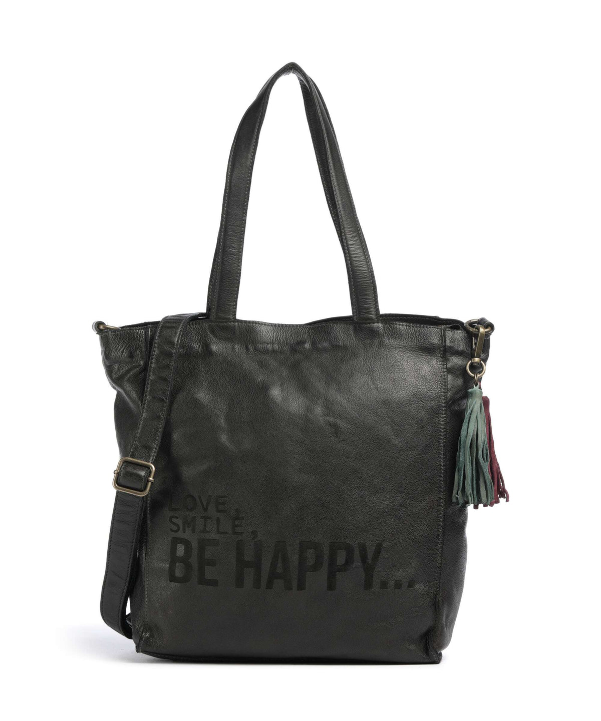 Taschendieb Wien Glücksbrücke 2 Tote bag green forest