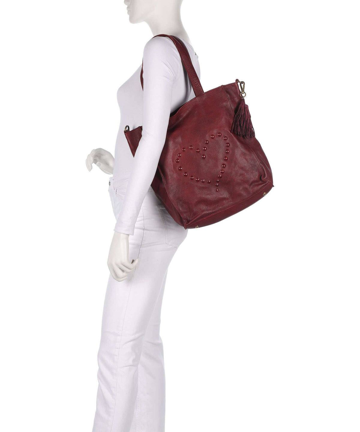 Taschendieb Wien Herzoggasse 1 Hobo bag red burgundy