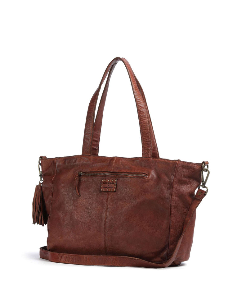 Taschendieb Wien Mondweg 2 Tote bag brown brandy