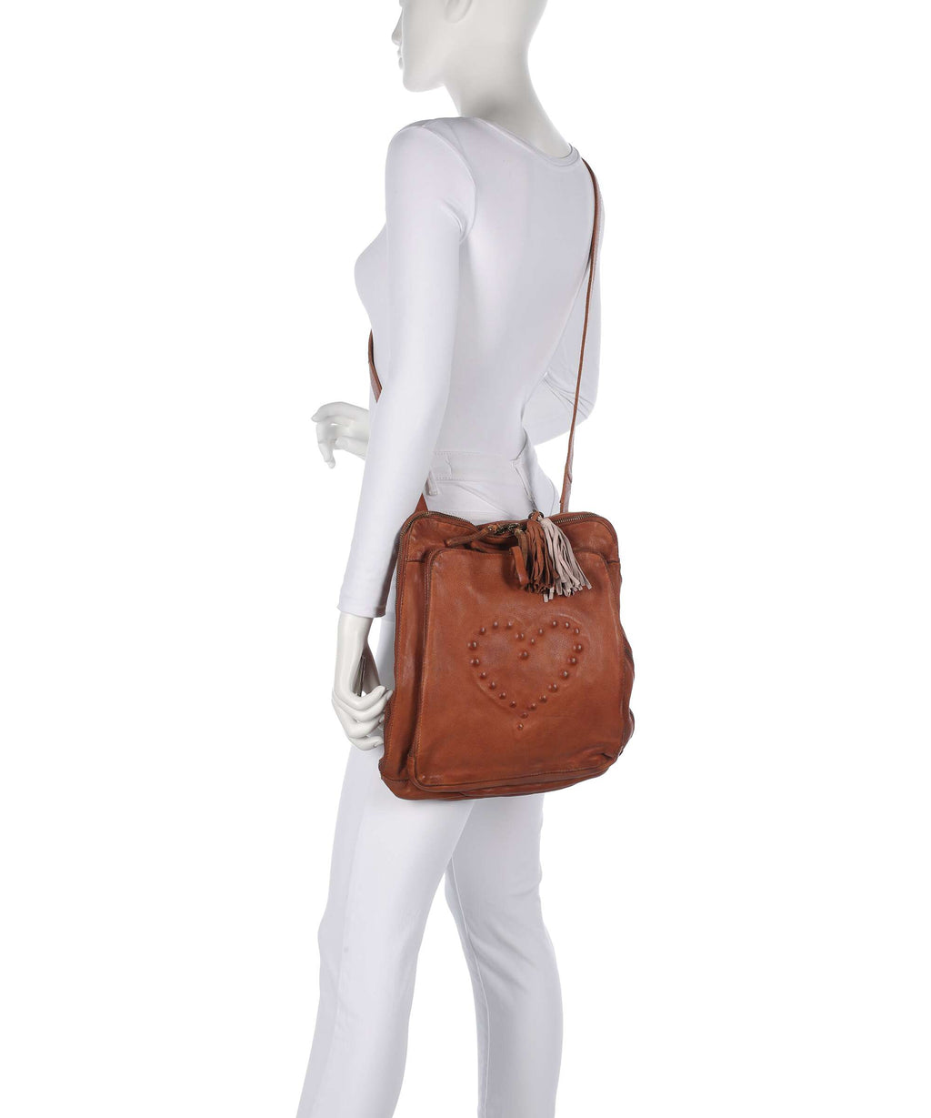 Taschendieb Wien Johnstrasse 2 Backpack bag cognac