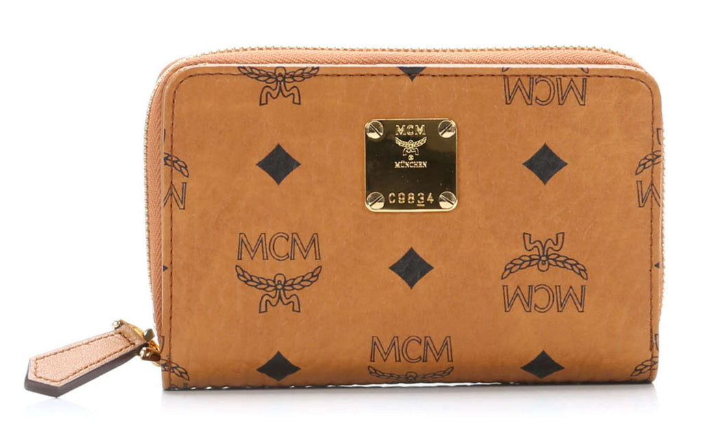 MCM Heritage Line Wallet cognac