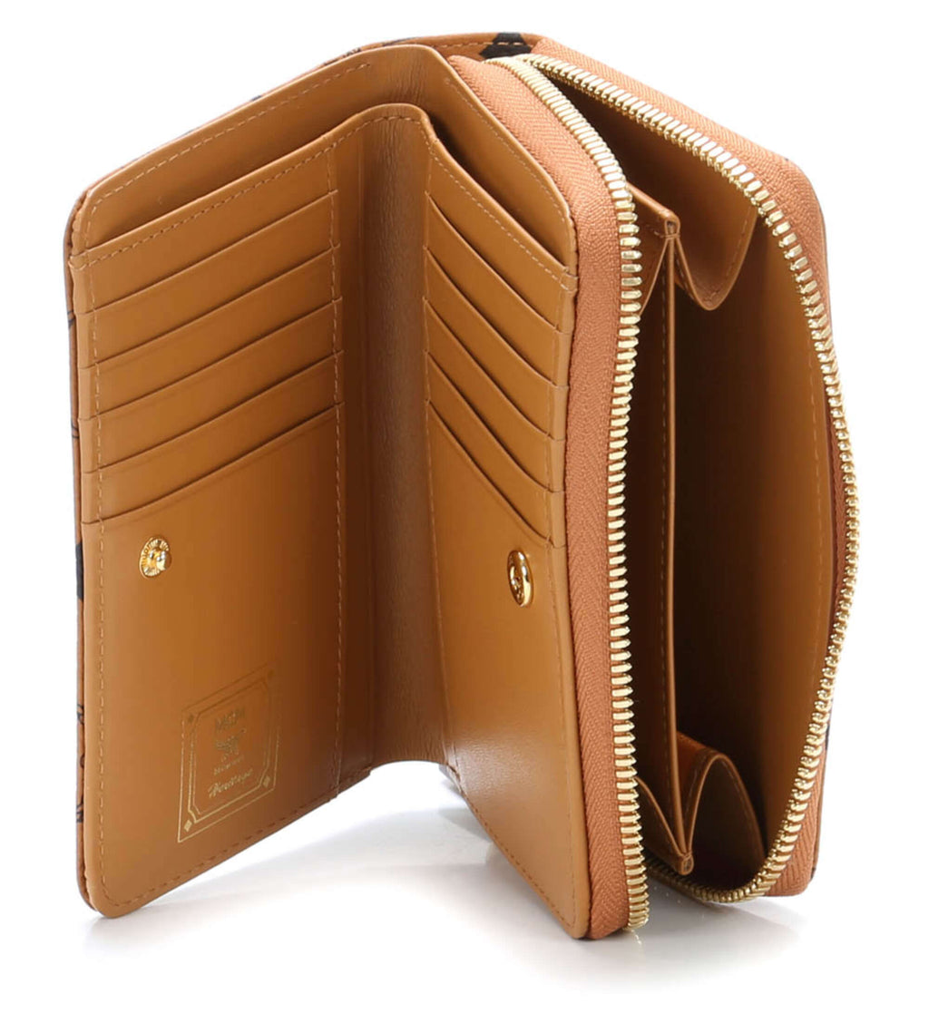 MCM Heritage Line Wallet cognac